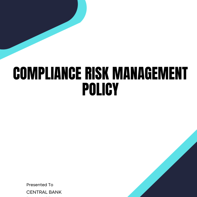 Compliance Risk Management Policy Template