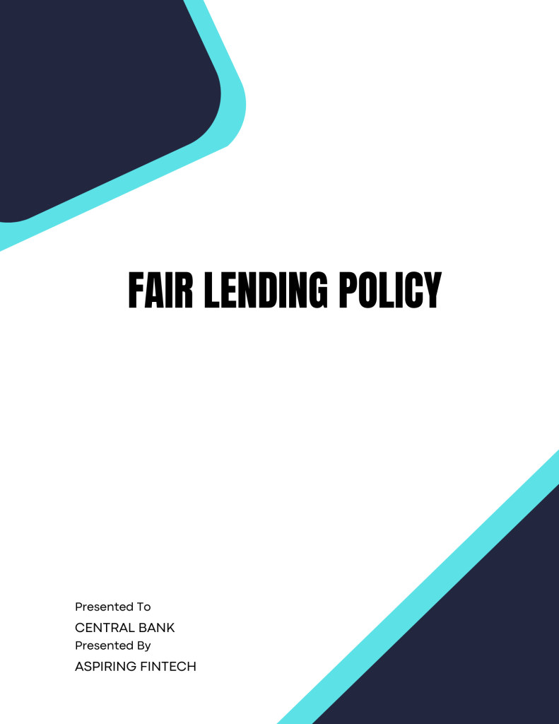 fair-lending-policy-template-banking-and-fintech-policies-templates