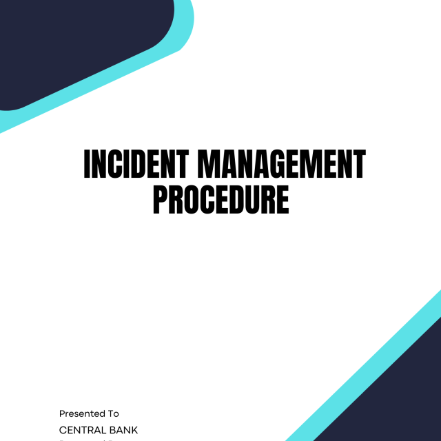Incident Management Procedure
