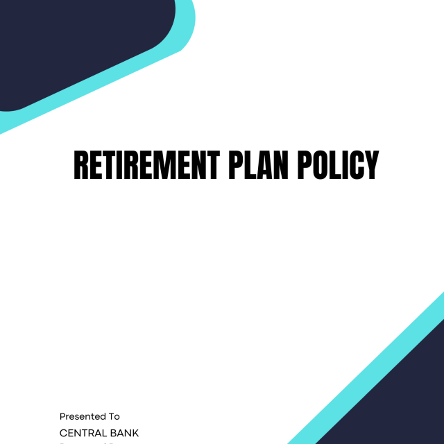 Retirement Plan Policy