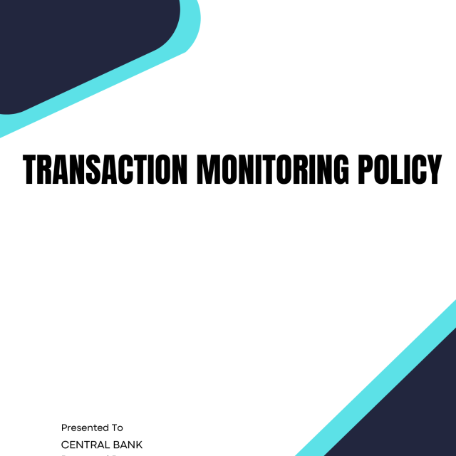 Transaction Monitoring Policy Template