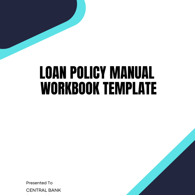 Comprehensive Loan Policy Manual Workbook Template