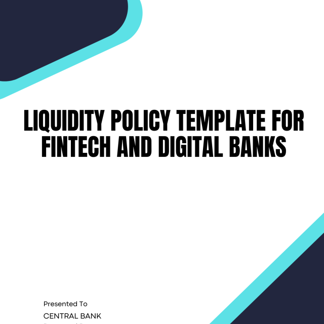 Fintech Liquidity Policy Template