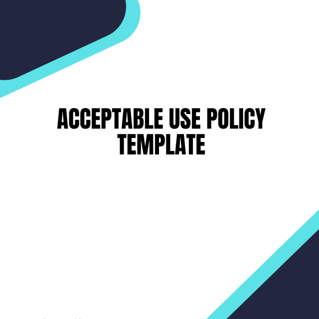Acceptable Use Policy Template