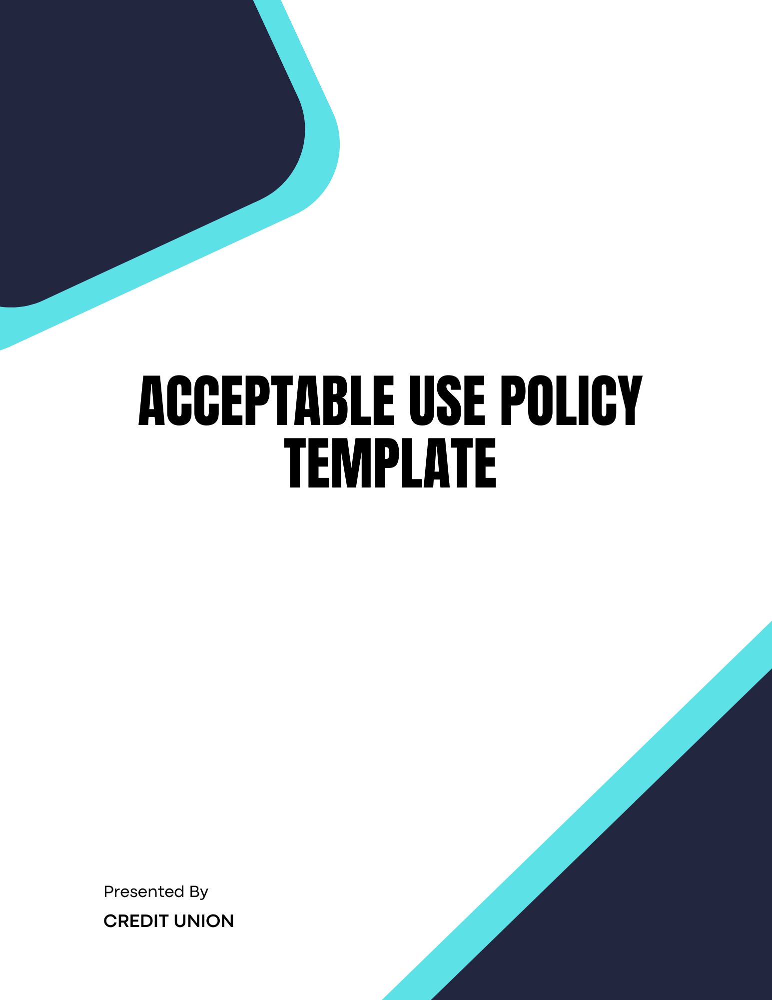Acceptable Use Policy Template 1 Acceptable Use Policy Template