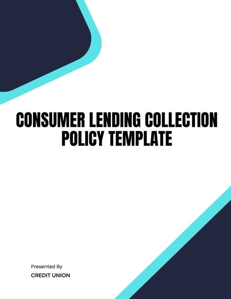 Consumer Lending Collection Policy Template - Banking and Fintech ...