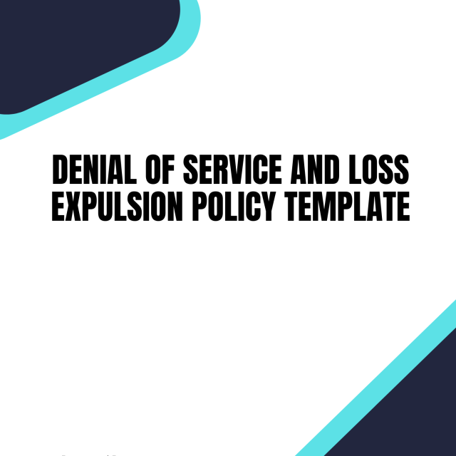 Denial of Service and Loss Expulsion Policy Template