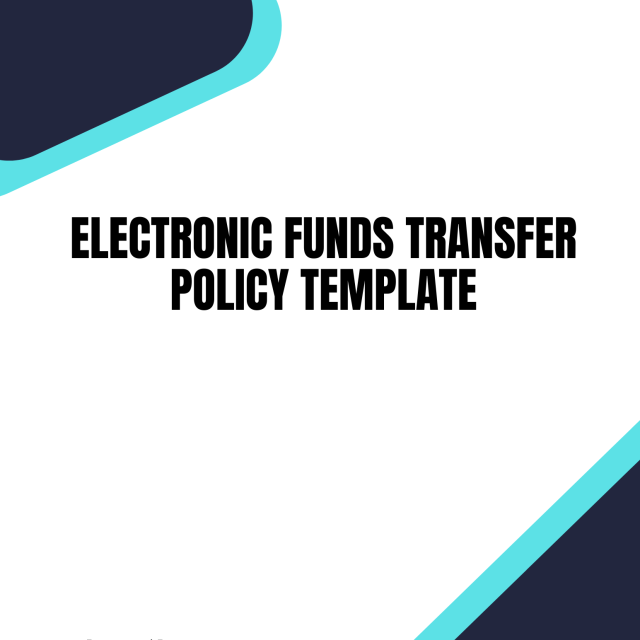 Electronic Funds Transfer Policy Template