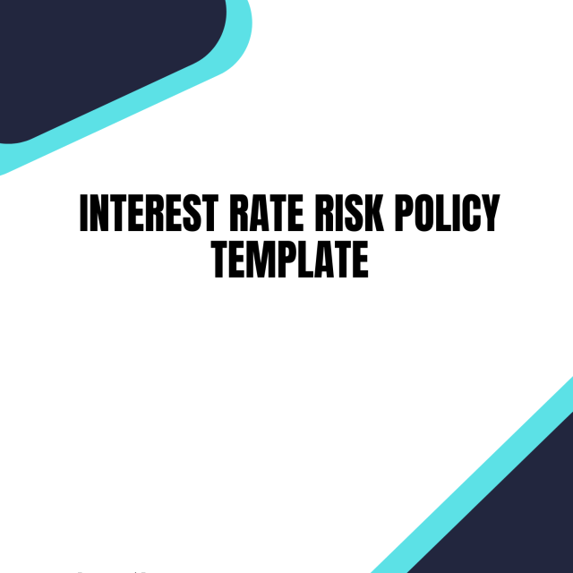 Interest Rate Risk Policy Template