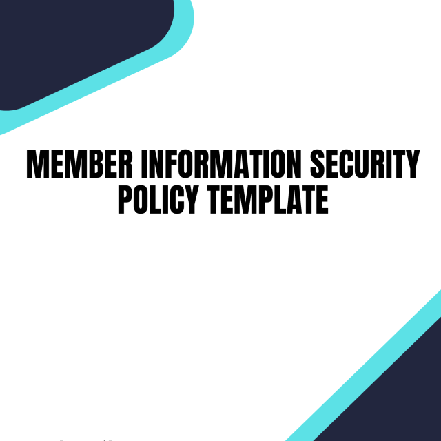 Member Information Security Policy Template