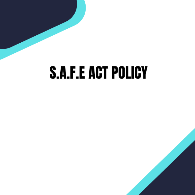 S.A.F.E Act Policy