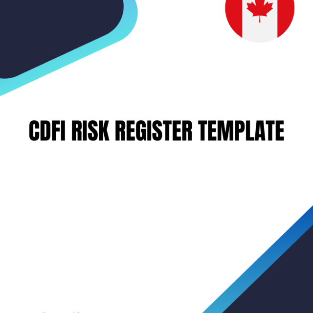 CDFI Risk Register Template